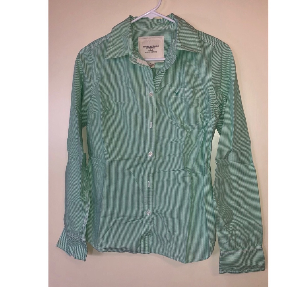 American Eagle Striped Button Down.